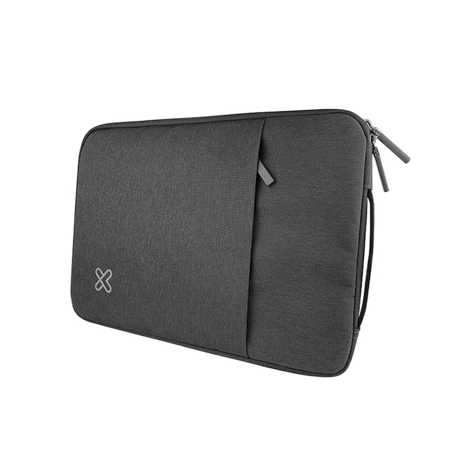 Klip Xtreme KNS-418 Funda para Notebook 14.1”, Sleeve para Laptop 14”, Bolso Laptop con Asa, Funda Acolchada para Portátil, Poliéster Resistente, Gris Oscuro 1