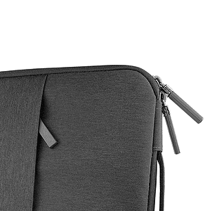 Klip Xtreme KNS-418 Funda para Notebook 14.1”, Sleeve para Laptop 14”, Bolso Laptop con Asa, Funda Acolchada para Portátil, Poliéster Resistente, Gris Oscuro