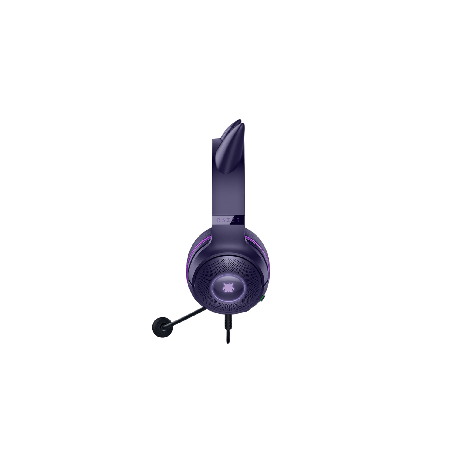 Razer Kraken Kitty V2 Gengar Edition USB Audífonos Gaming RGB Razer Chroma, Sonido Envolvente 7.1, Micrófono HyperClear, Drivers TriForce 40 mm, PC Gaming 2