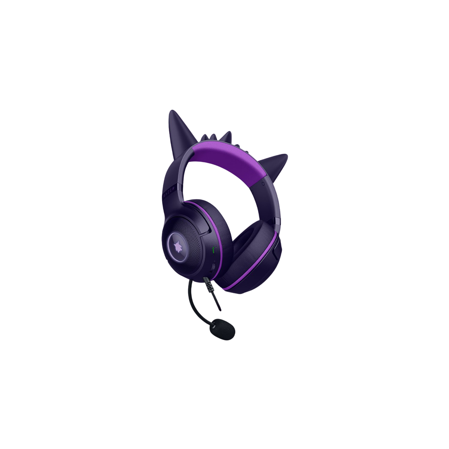 Razer Kraken Kitty V2 Gengar Edition USB Audífonos Gaming RGB Razer Chroma, Sonido Envolvente 7.1, Micrófono HyperClear, Drivers TriForce 40 mm, PC Gaming 3