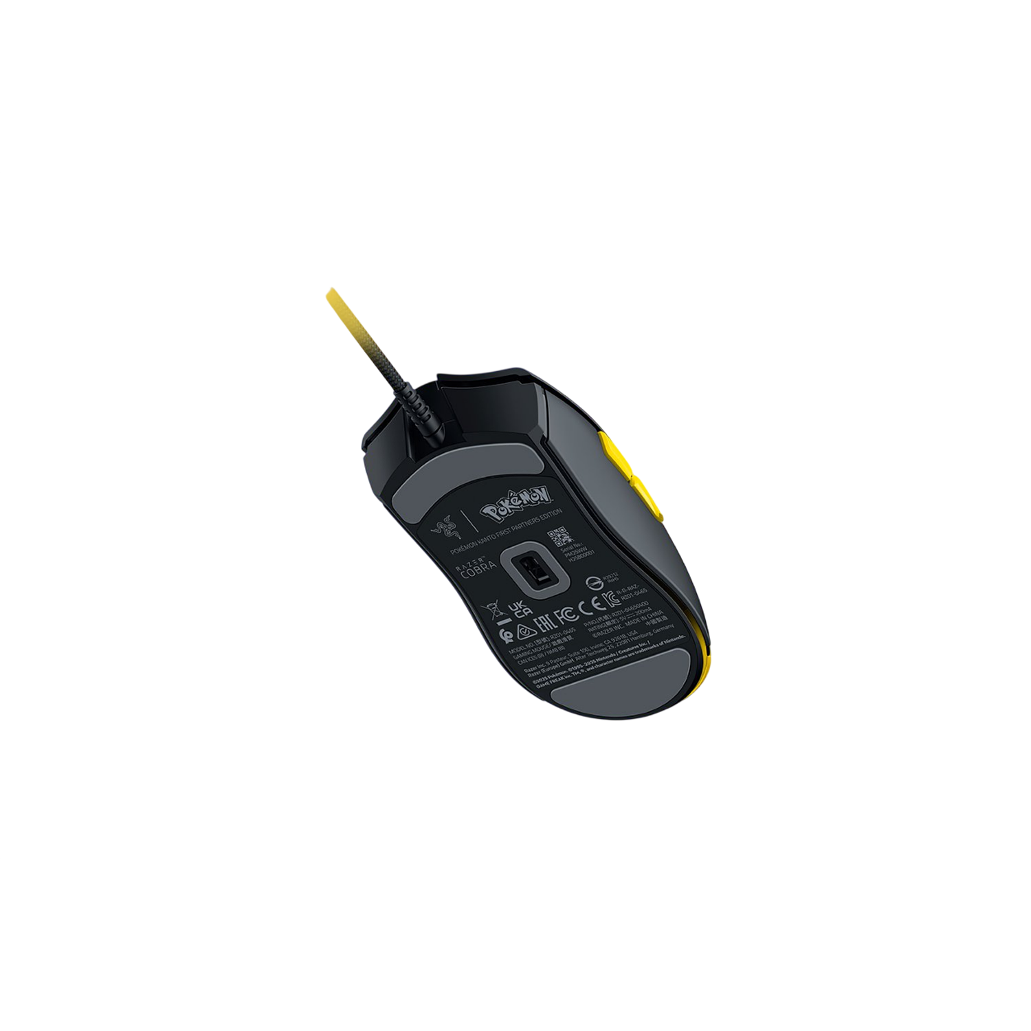 Razer Cobra Pokémon Edition Mouse Gamer RGB con Cable, Alta Precisión, Sensor Óptico 8500 DPI, Switches Ópticos Razer, Iluminación Chroma RGB 5