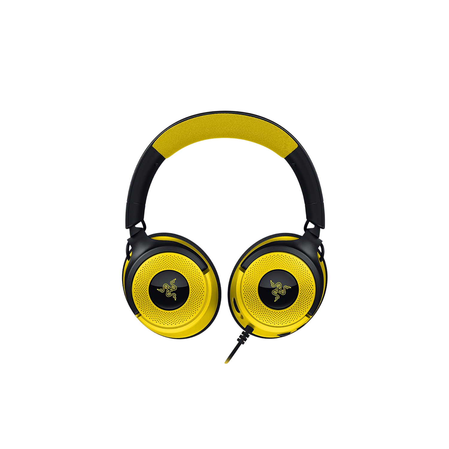 Razer Kraken V4 X Pokémon Edition Audífonos Gamer RGB con Micrófono, Sonido Envolvente, USB-C / USB-A, Cableados, Negro Amarillo, Gaming Console y PC 2