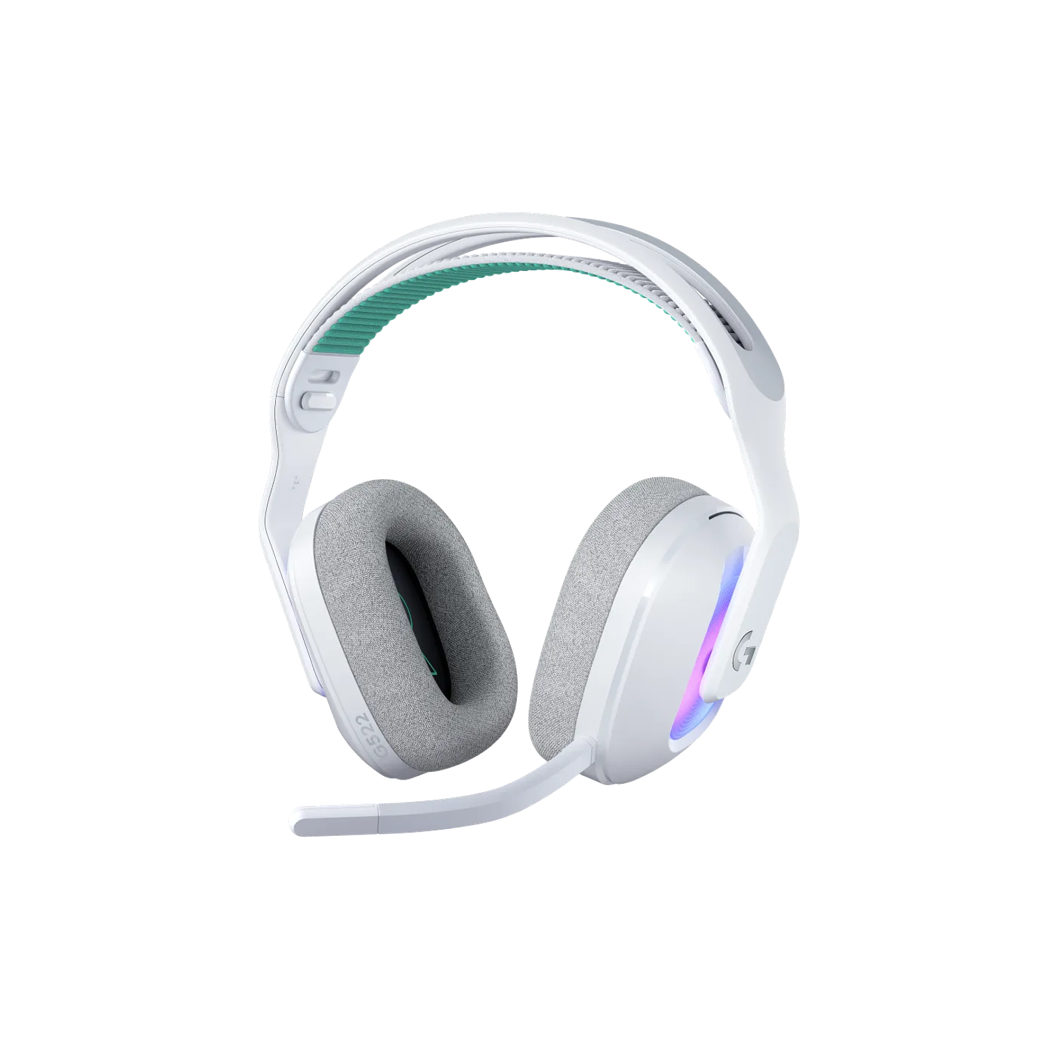 Logitech G522 LIGHTSPEED Audífonos Gamer Inalámbricos, USB-C, Bluetooth, RGB, Micrófono Extraíble, 7.1 Surround, PC, PS5, Blanco 1