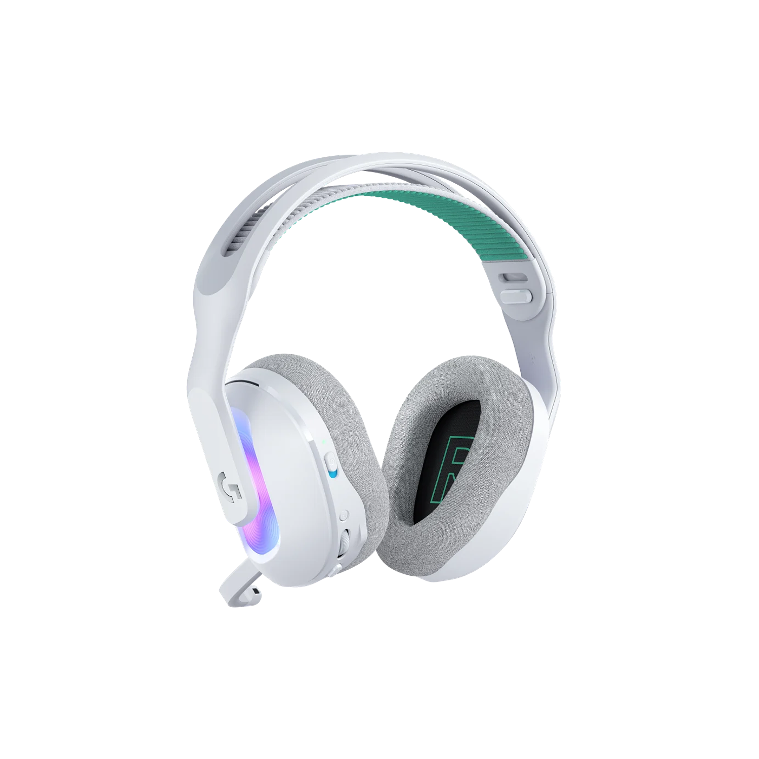 Logitech G522 LIGHTSPEED Audífonos Gamer Inalámbricos, USB-C, Bluetooth, RGB, Micrófono Extraíble, 7.1 Surround, PC, PS5, Blanco 2