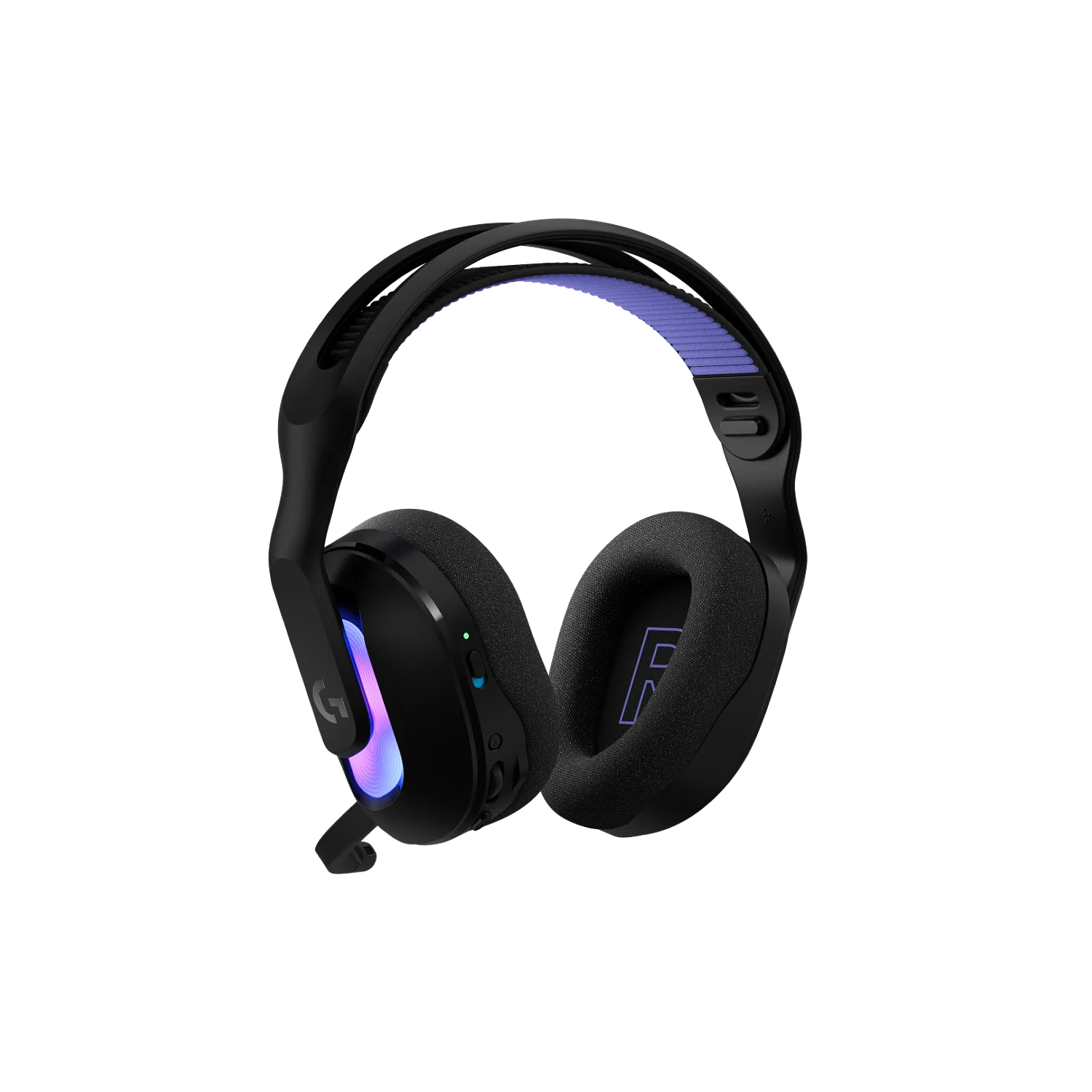 Logitech G522 LIGHTSPEED Audífonos Gamer Inalámbricos, USB-C, Bluetooth, RGB, Micrófono Extraíble, 7.1 Surround, PC, PS5, Negro 2