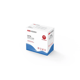 Hikvision DS-1LN5EO-UU/E Cable UTP Categoría 5e, 24 AWG, Blanco