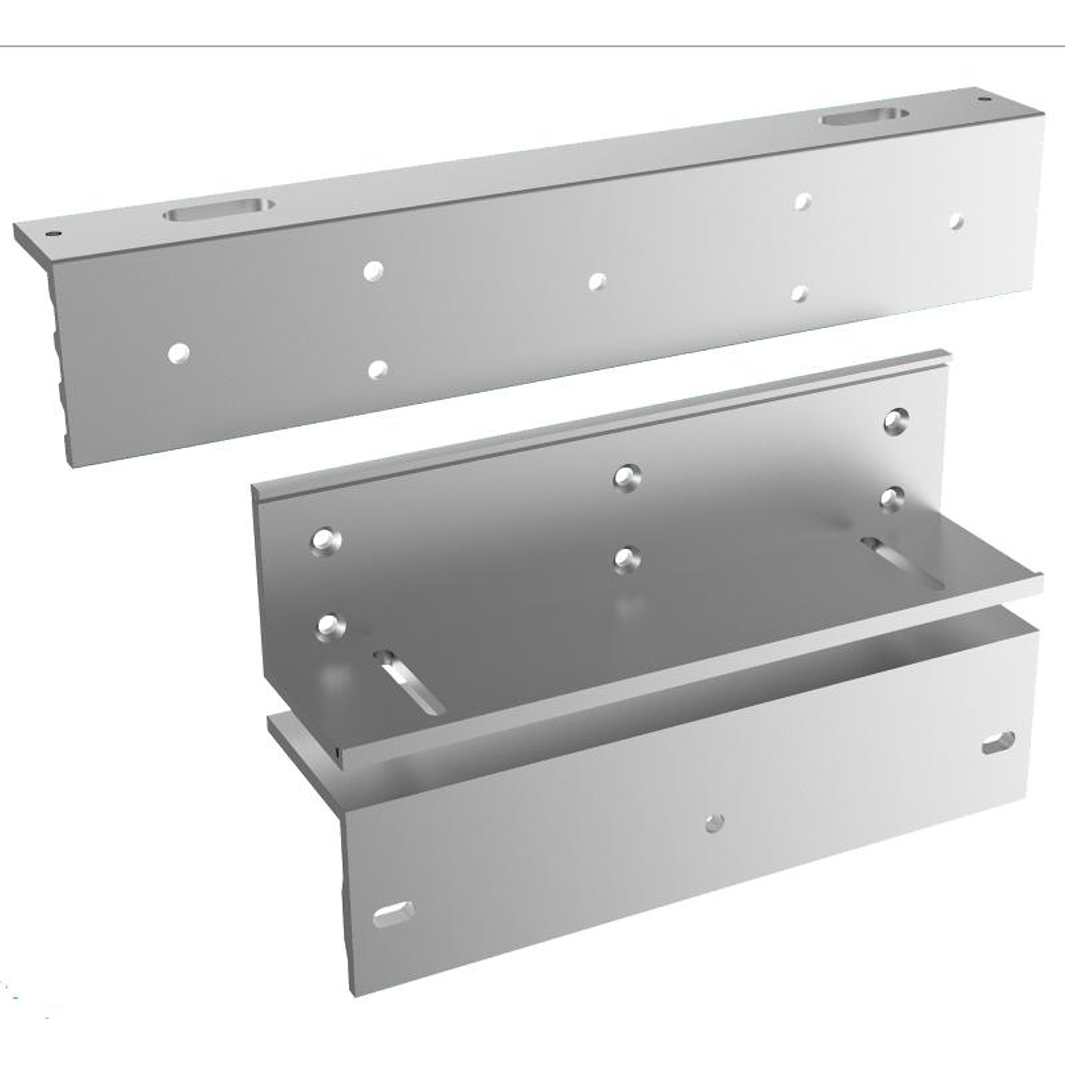 Hikvision Bracket DS-K4H255S, Soporte L y Z para Cerradura Magnética, Bloqueo Magnético Fijo, Puerta de Madera, Vidrio, Metal, Aleación de Aluminio, Antideslizante, Ajustable