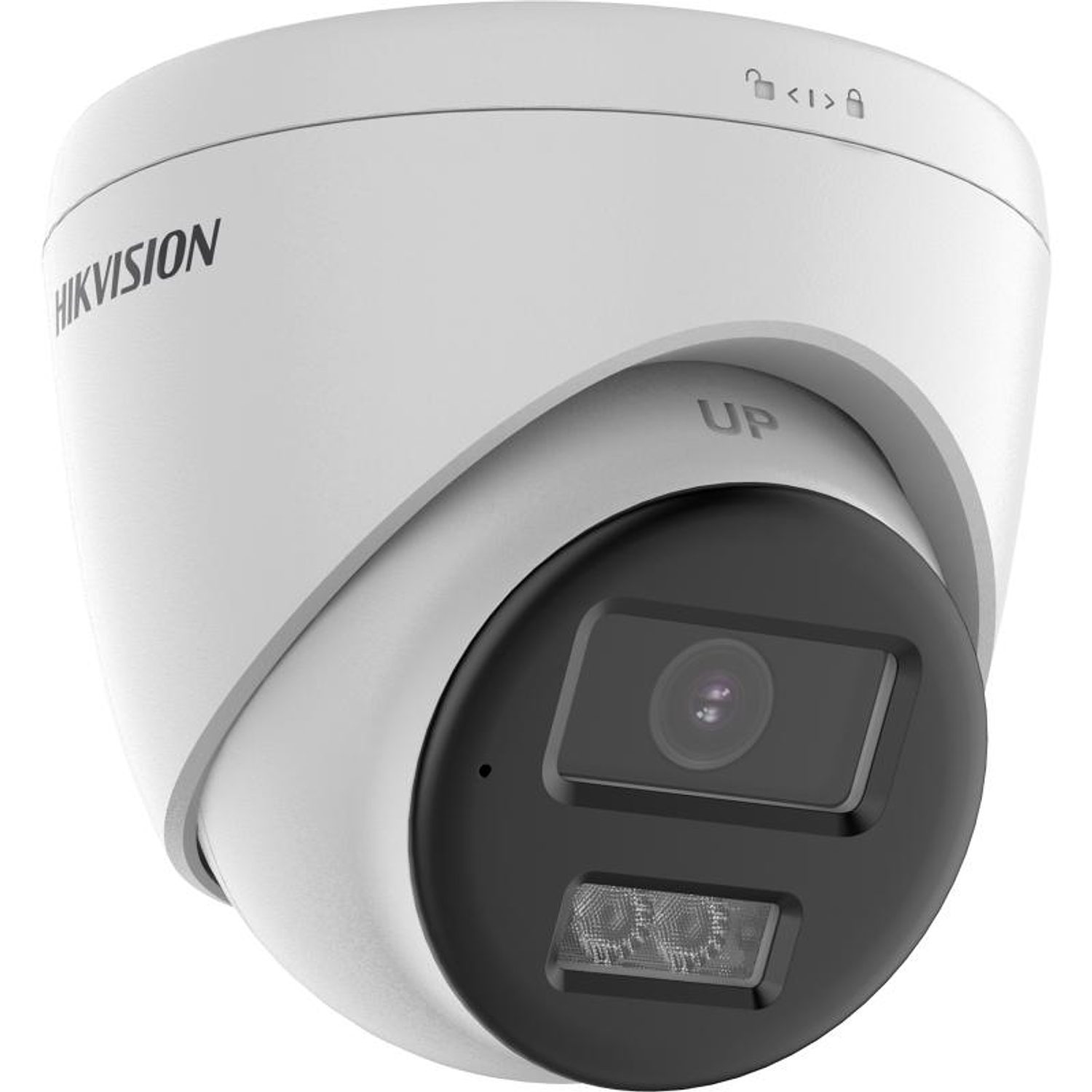 Hikvision DS-2CE78D0T-LTS(2.8mm) Cámara de Seguridad Torreta 2MP Smart Hybrid, Audio Bidireccional, IR 40m, Luz Blanca 40m, IP67, Full HD 4