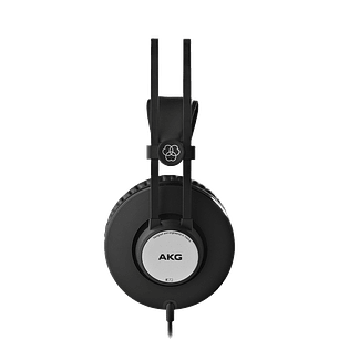 AKG K72 Audífonos Profesionales de Estudio, Headphones Over-Ear Cerrados, Driver 40 mm, Sonido Hi-Fi, 32 Ohm, Cable 3 m, Negro Mate