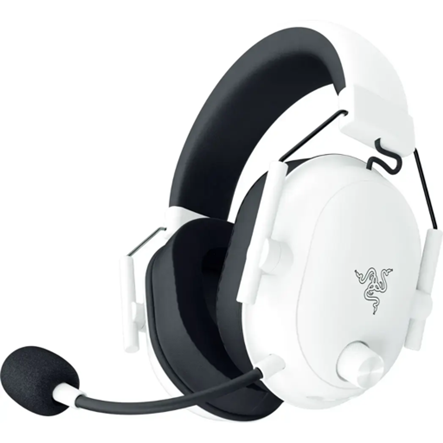 Razer BlackShark V2 HyperSpeed Audífonos Gamer Inalámbricos, Bluetooth 5.2, Wireless 2.4 GHz HyperSpeed, THX Spatial Audio, Micrófono HyperClear, 70 h de Batería, Blancos 1