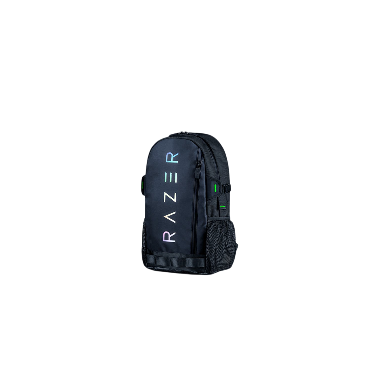 Razer Rogue 14” V3 Chromatic Edition Mochila Gamer para Notebook 14”, Backpack Resistente al Agua, Compartimento Acolchado TPU, Correa MOLLE, Marca Holográfica, Color Negro 2