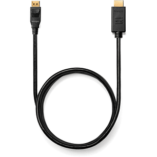  Kensington Cable DisplayPort 1.2 a HDMI 1.4, DP a HDMI Pasivo, Full HD 1080p 1920x1200 @60Hz, 1.8 m, Negro