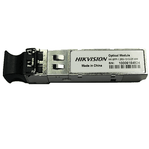 Hikvision HK-SFP-1.25G-1310-DF-MM Módulo Transceptor SFP 1.25 Gbps Fibra Multimodo MMF