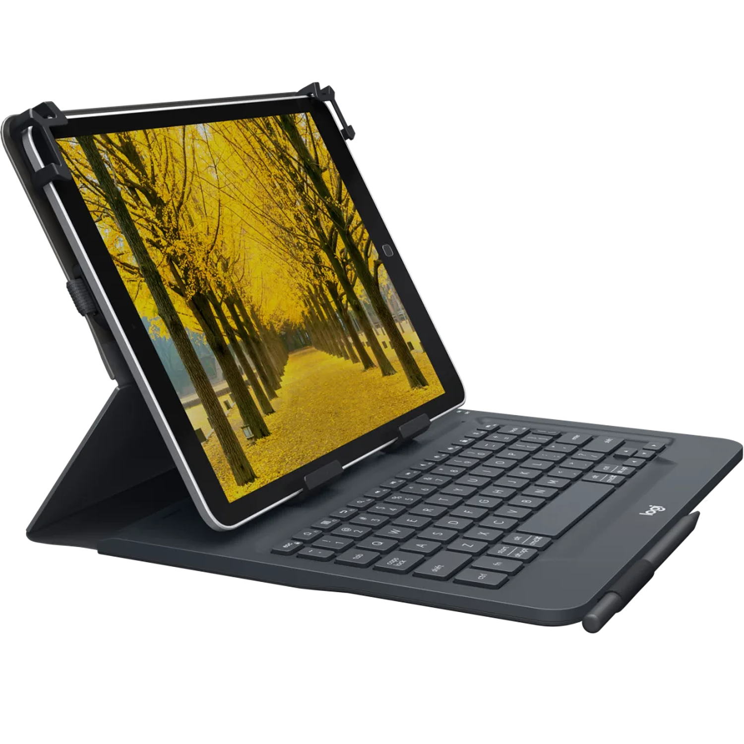 Logitech Universal Folio Teclado Bluetooth para Tablets 9 a 10 pulgadas, Funda con Teclado Inalámbrico QWERTY, Compatible iPad, Android y Windows 3