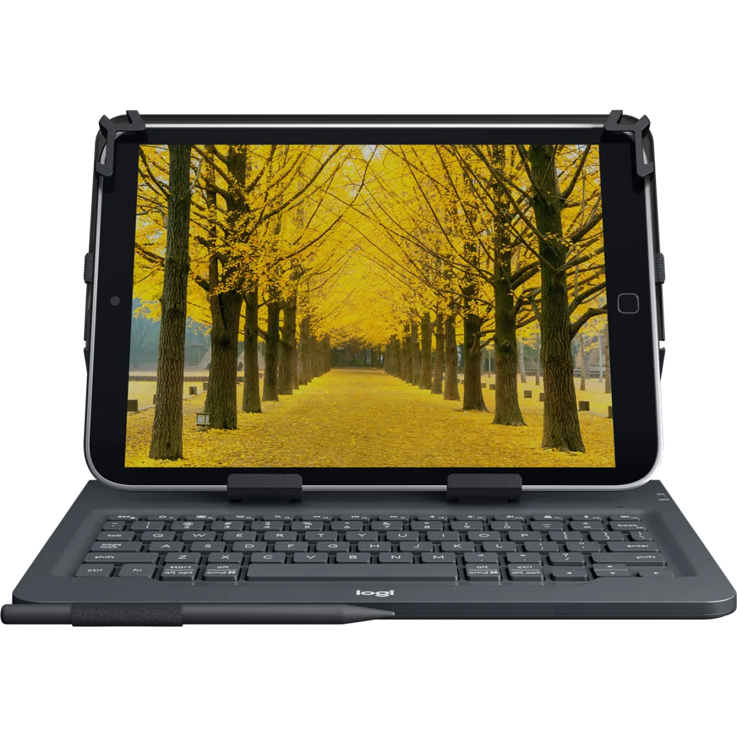 Logitech Universal Folio Teclado Bluetooth para Tablets 9 a 10 pulgadas, Funda con Teclado Inalámbrico QWERTY, Compatible iPad, Android y Windows 1