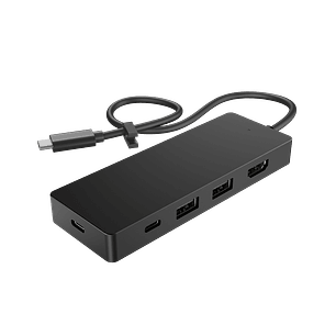 HP USB-C Travel Hub G3 Concentrador USB-C, 5 Puertos, HDMI 4K 60Hz, USB-C, USB-A, Power Delivery 65W, Hub Portátil para Notebook, Windows, macOS, Android, iPadOS
