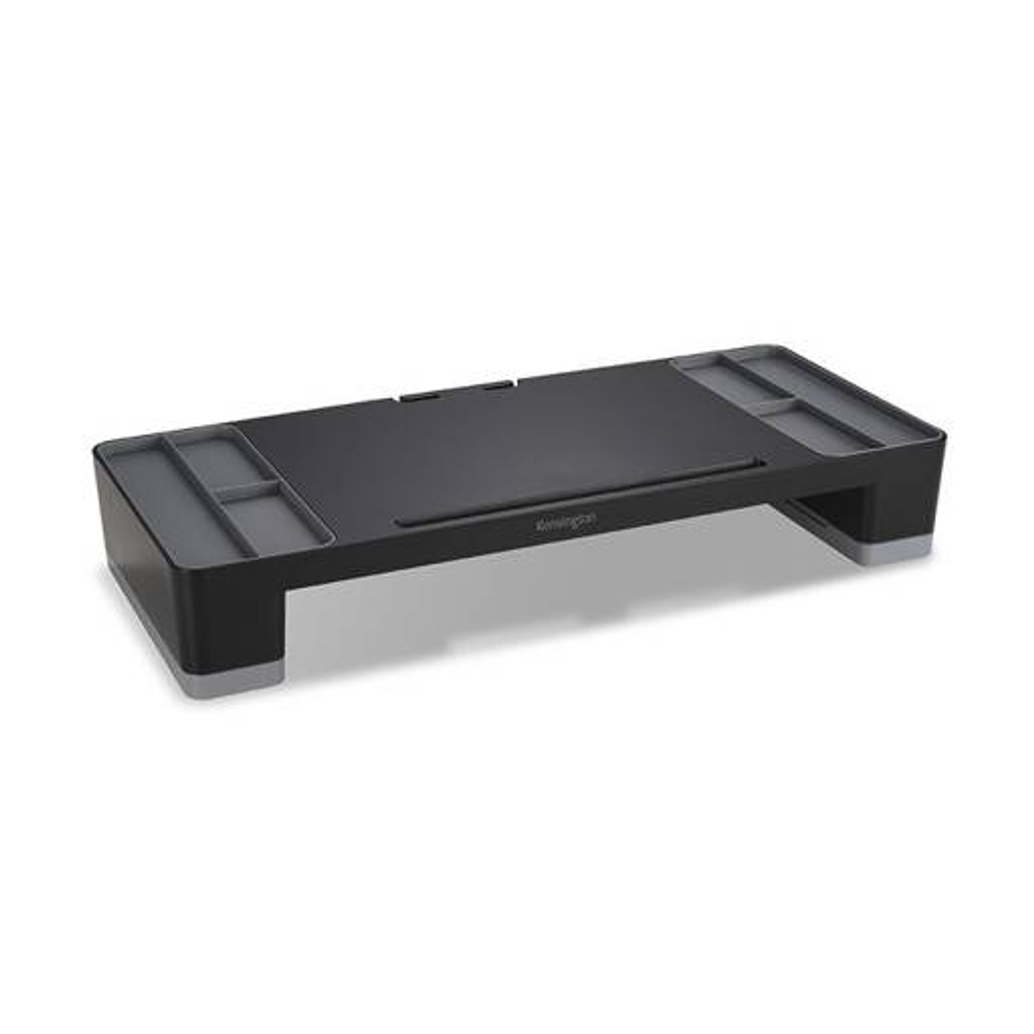 Kensington Soporte Monitor, Altura Ajustable, Organizador Escritorio, Ergonomía, Almacenamiento Integrado, Minimalista, Mejora Postura, Gestión de Cables 1