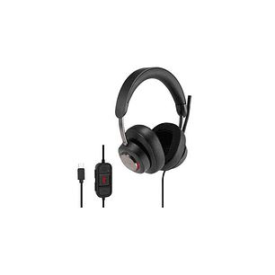 Kensington H2000 Auriculares USB-C, Circumaurales, Cancelación de Ruido, Audio Profesional, Videoconferencia, Ergonomía, Plug & Play