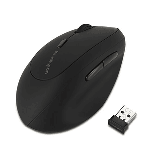 Kensington Mouse Inalámbrico K79810, Ergonomía para Zurdos, 6 Botones, DPI Ajustable, Plug & Play, SmartFit, USB, Seguridad AES