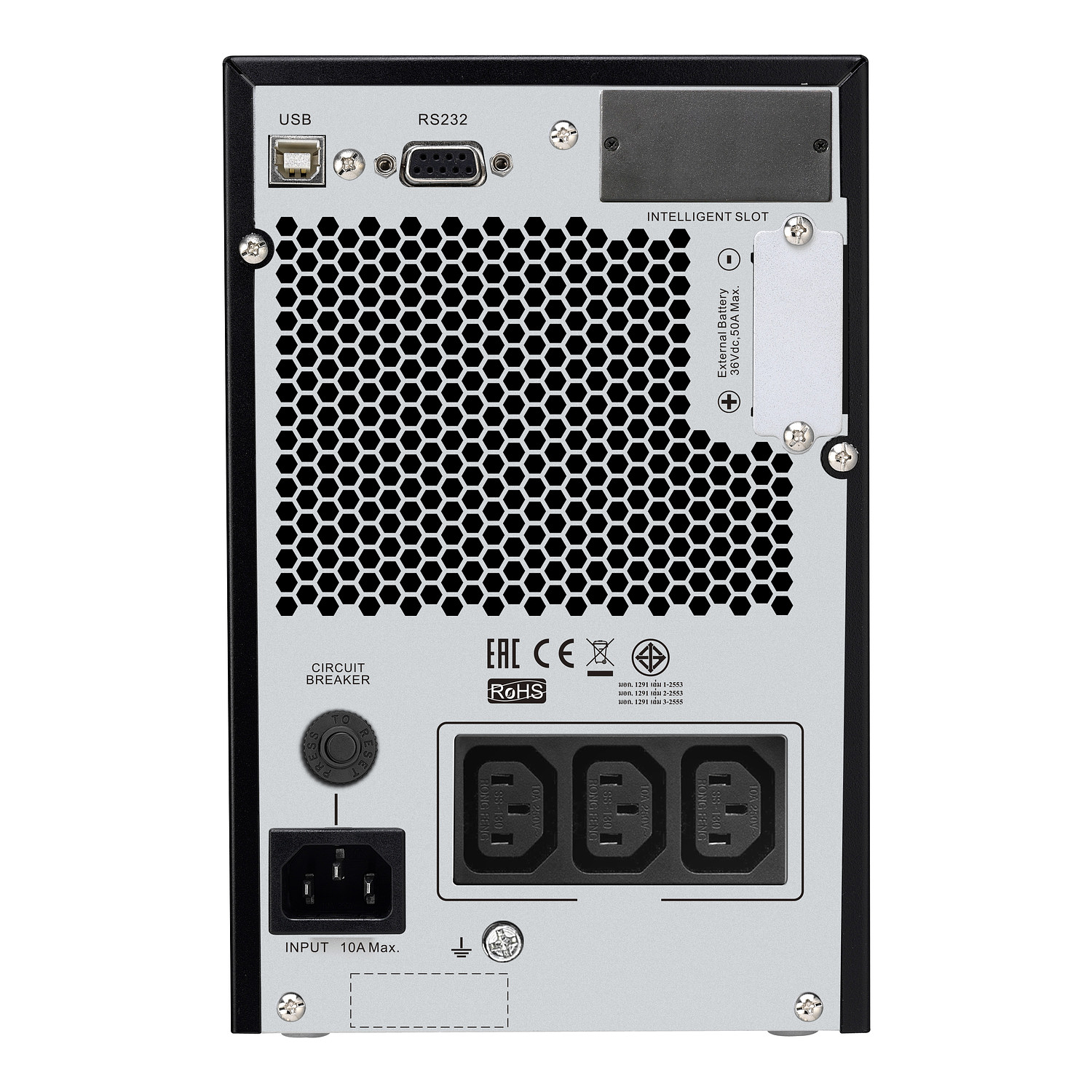 APC SRV1KIL UPS Externo 1000 VA, On-Line, Batería Plomo-Ácido, Onda Sinusoidal, 3 Enchufes IEC C13, LCD Multifuncional, Protección Energía, Centros de Datos, Telecomunicaciones, TI, Garantía 2 Años 3