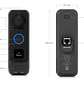 Ubiquiti Kit Videoportero UniFi G4 Pro PoE, Sensor Principal 5MP + Cámara de 8MP, Pantalla LCM Integrada, RJ45, Negro - Miniatura 1