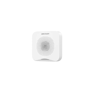Hikvision DS-PS201-WB/Red Sirena Inalámbrica AX PRO, 4 Tipos de Sonidos de Alarma, Volumen Ajustable