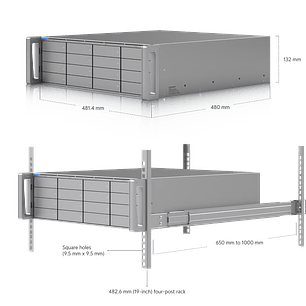 Ubiquiti UniFi Enterprise ENVR Servidor de Video 16 Bahías 3U con Redundancia CRPS y Dual 10G SFP