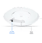 Ubiquiti UniFi U7-LR Punto de Acceso Inalámbrico Wi-Fi 7 de Largo Alcance y Alta Densidad 2.5 GbE - Miniatura 3