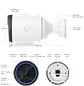 Ubiquiti UVC-AI-Pro-White Ubiquiti UniFi UVC-AI-Pro Cámara de Seguridad IP 4K IA Lente con Zoom Óptico, LED IR + Filtro IR, Blanco - Miniatura 1