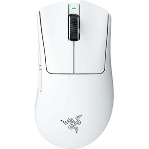 Razer DeathAdder V4 Pro Mouse Gamer Inalámbrico, HyperSpeed Wireless 2.4 GHz, Sensor Óptico Focus Pro 45.000 DPI, Ultraligero 56 g, HyperPolling 8000 Hz, Blanco