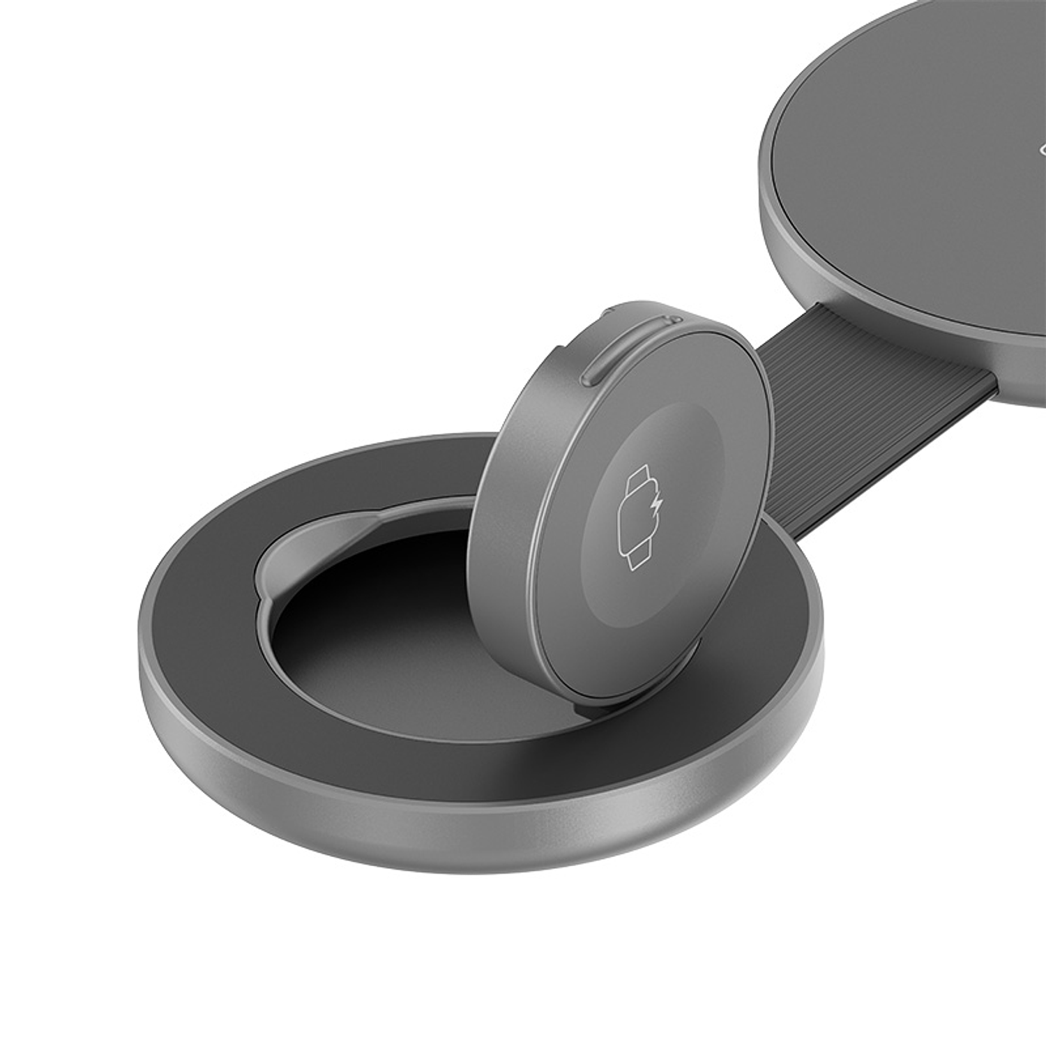 Klip Xtreme KDC-250 Cargador Inalámbrico 3 en 1 Plegable, 15W, USB-C, para Smartphone, AirPods, Apple Watch 4