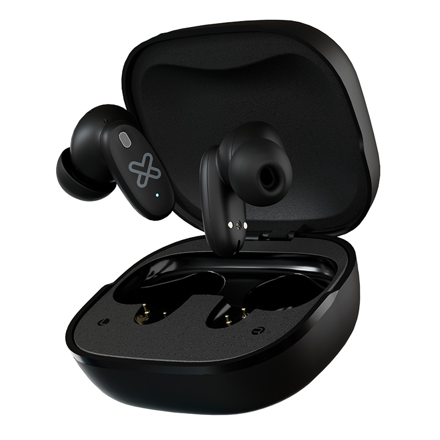Klip Xtreme KTE-800BK DynaBuds Libertad TWS, Audífonos Inalámbricos ANC Híbrido, Pantalla Táctil, 15h, Bluetooth 5.4, IPX4 2