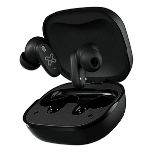 Klip Xtreme KTE-800BK DynaBuds Libertad TWS, Audífonos Inalámbricos ANC Híbrido, Pantalla Táctil, 15h, Bluetooth 5.4, IPX4