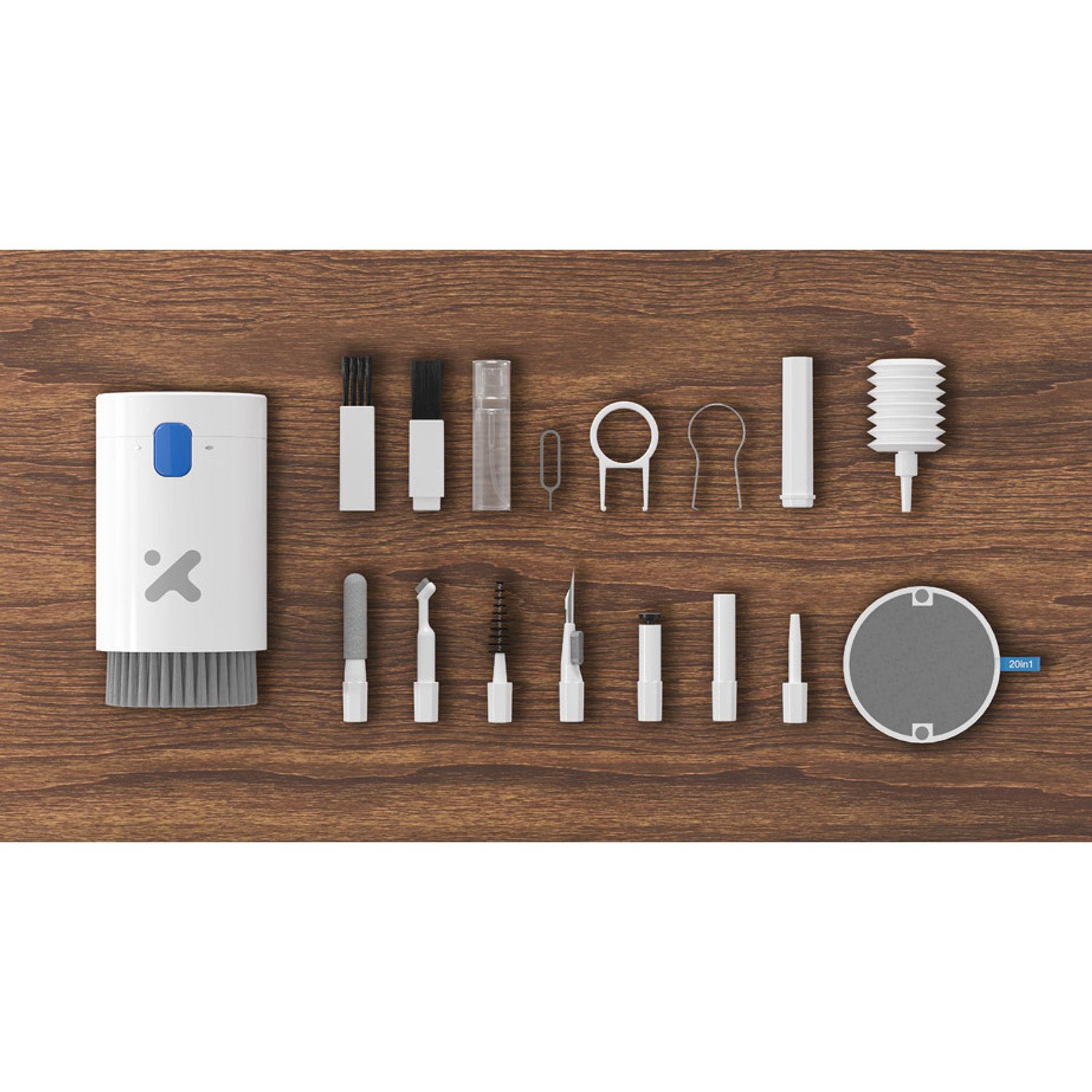 Xtech XTA-910, Kit Limpieza 20 en 1 para Electrónica, Teclados, Celulares, Laptops, Audífonos y Cámaras 4