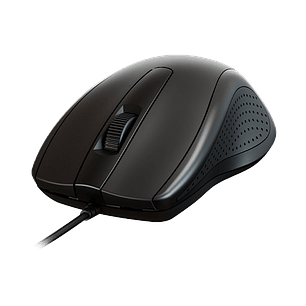 Xtech XTM-206 Mouse Óptico 1200 DPI, Diseño Ambidiestro y Conexión USB Plug & Play, Negro