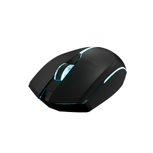 Xtech XTM-318 Mouse Óptico Inalámbrico, 3200 DPI, 4 Botones, LED Multicolor, USB Plug & Play