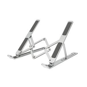 Klip Xtreme KAS-003 Soporte Plegable de Aluminio para Notebook, Ergonómico, 8 Niveles de Altura, hasta 15.6”