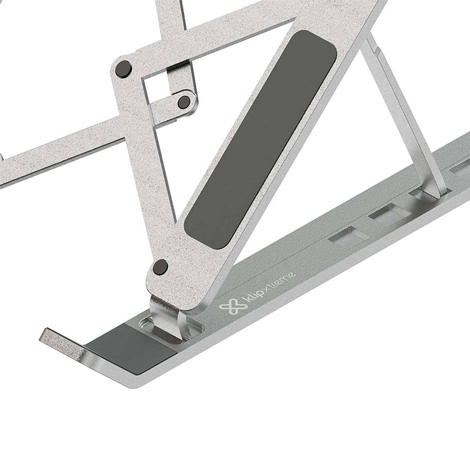 Klip Xtreme KAS-003 Soporte Plegable de Aluminio para Notebook, Ergonómico, 8 Niveles de Altura, hasta 15.6” 6