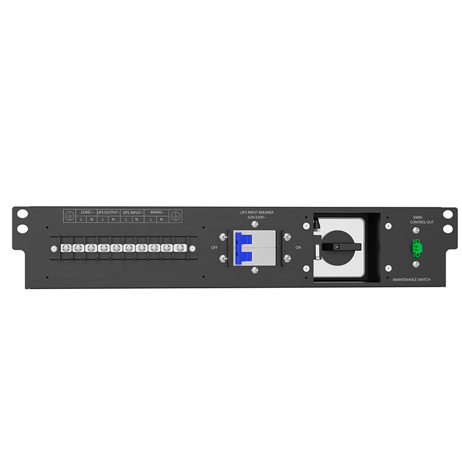 Forza FDC-BS10KMR Conmutador de Derivación para Mantenimiento 10kVA 10kW, Bypass Switch UPS, Rack 2U, 120–240V, Certificación UL, Empresarial 4