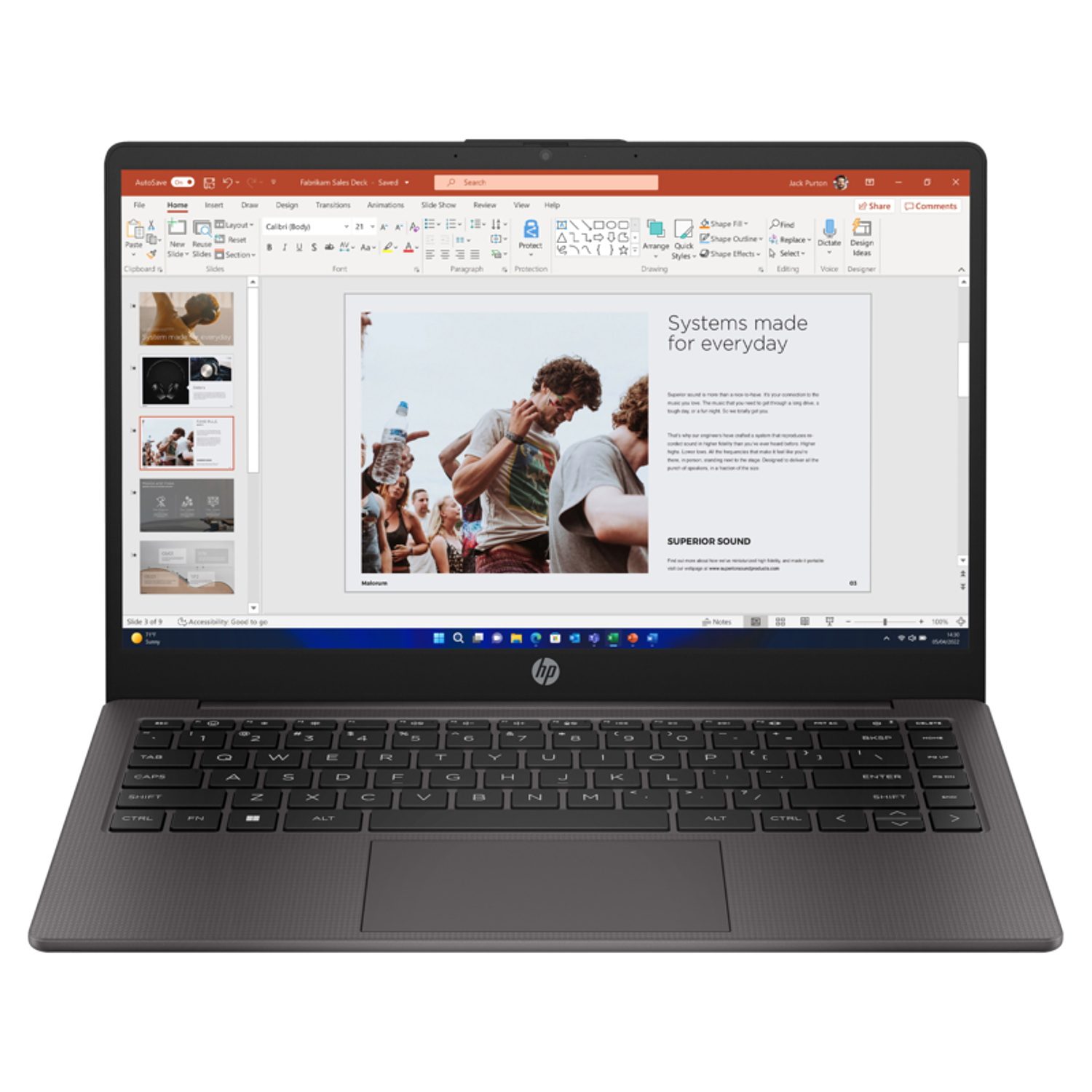 HP 245 G10 Notebook 14” AMD Ryzen 5 7530U 4.5GHz, 16GB DDR5, 512GB SSD, Gráficos Integrados, Windows 11 Pro, Laptop Profesional, 1 Año de Garantía 1