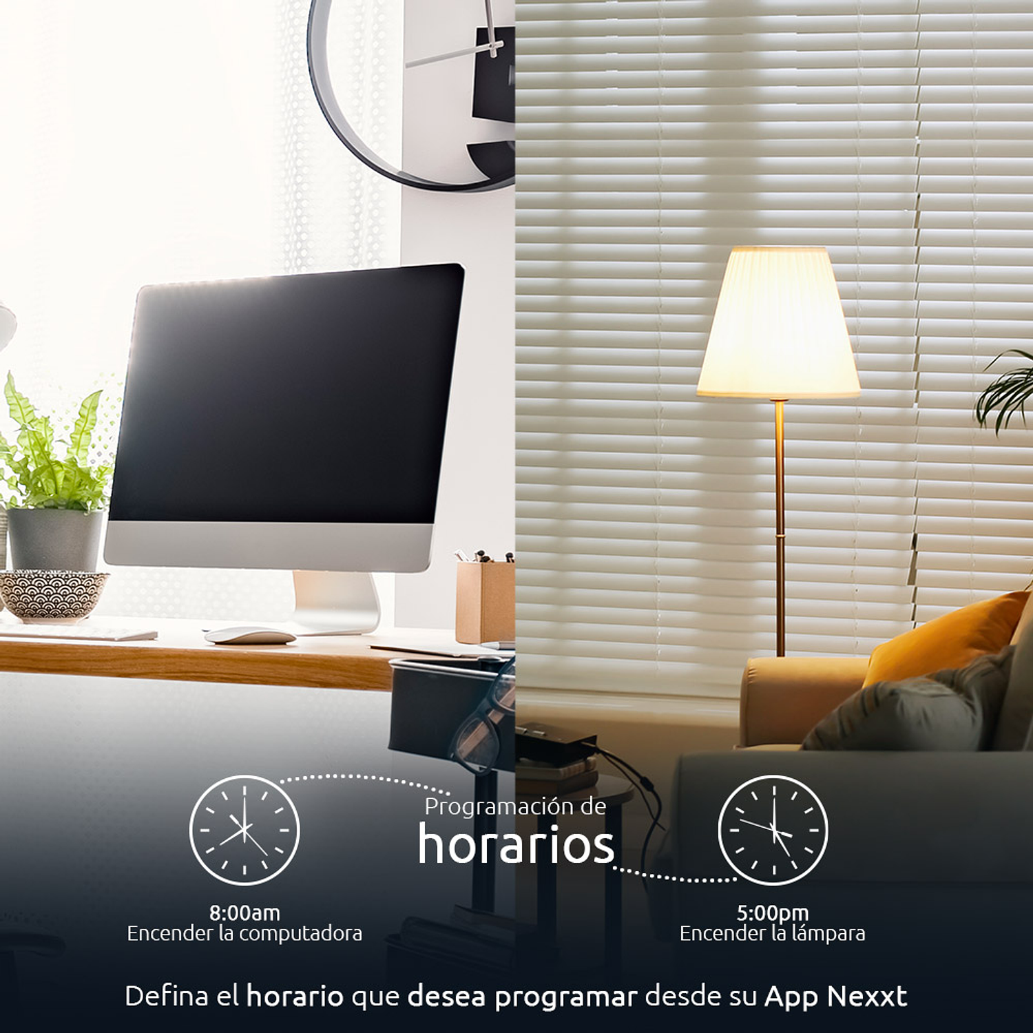 Nexxt Solutions NHP-D720 Enchufe Inteligente Wi-Fi 220V, 2 Tomas, 2 USB, Control por App, Programable, Compatible Alexa y Google, Ahorro de Energía, Fácil Emparejamiento, Hogar Inteligente 6