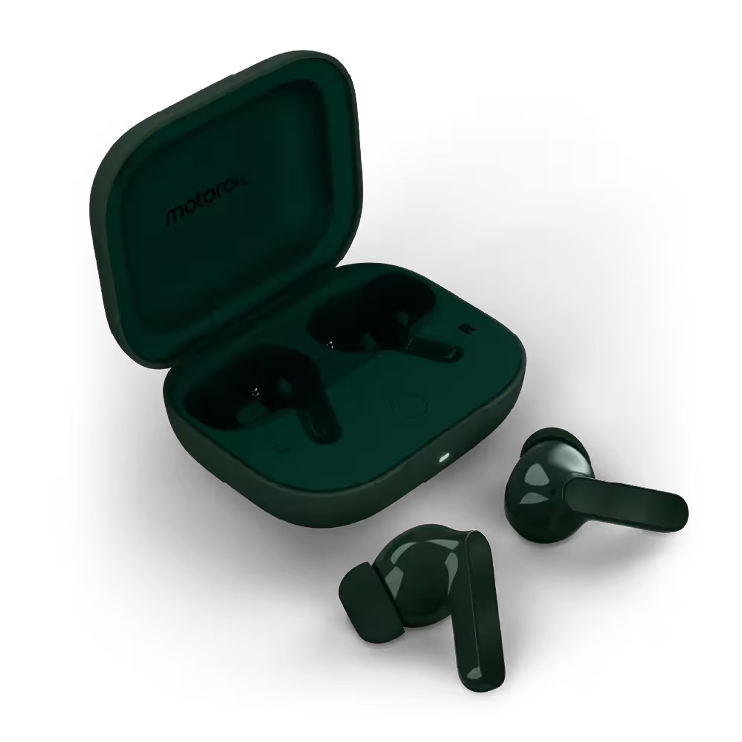 Motorola Moto Buds Bass Verde Audífonos Inalámbricos Bluetooth, Hi-Res Audio, Graves Intensos, Cancelación Activa de Ruido 50 dB, Autonomía 43 h, IPX4 1