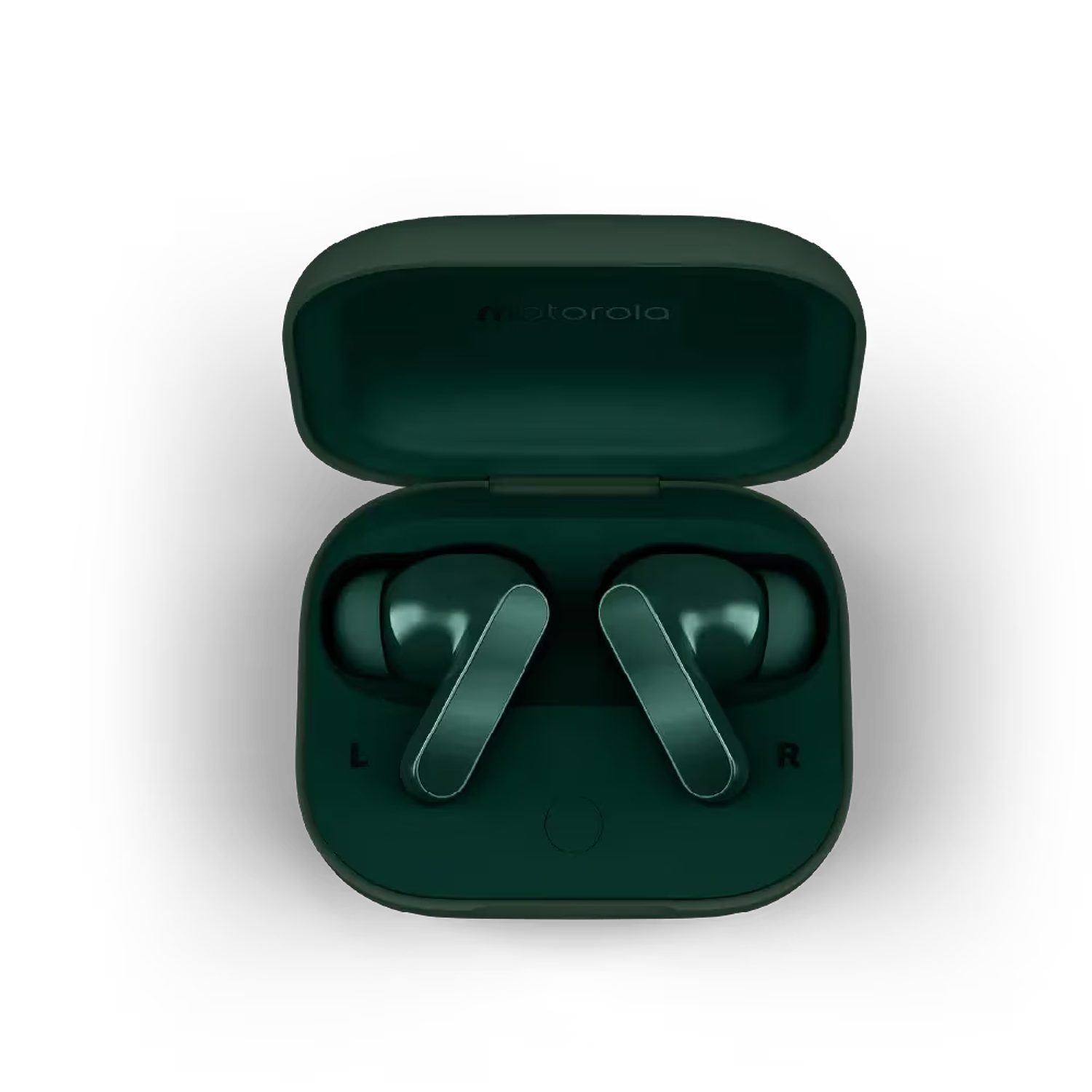 Motorola Moto Buds Bass Verde Audífonos Inalámbricos Bluetooth, Hi-Res Audio, Graves Intensos, Cancelación Activa de Ruido 50 dB, Autonomía 43 h, IPX4 3