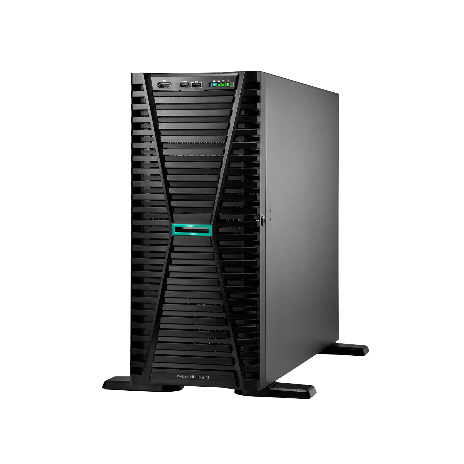 HPE ProLiant ML110 Gen11 Server, Intel Xeon Bronze 3508U 2.1GHz, 8 Núcleos, 32GB DDR5, 1.92TB SSD SATA, Torre/Rack, Fuente 500W, iLO 6 1