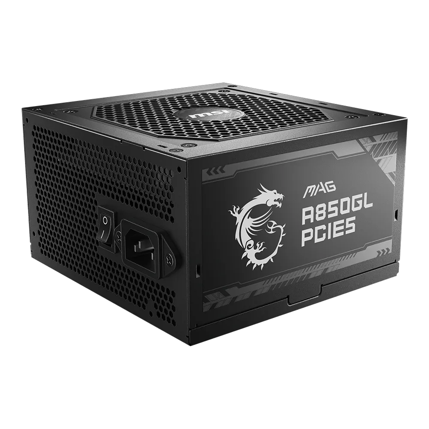 MSI MAG A850GL PCIE5 Blanco Fuente de Poder 850W, ATX 3.0, PCIe 5.0, 80 PLUS Gold, Full Modular, PSU Gaming Alto Rendimiento 2