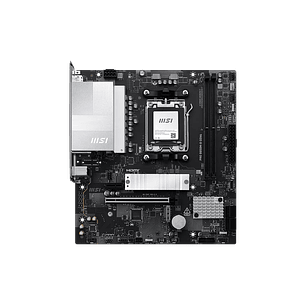 MSI PRO B850M-B GEN4 Placa Madre AM5 mATX, DDR5 8200+ OC, PCIe 5.0 M.2, 2.5G LAN, HDMI 2.1, DisplayPort, Ryzen 9000/8000/7000