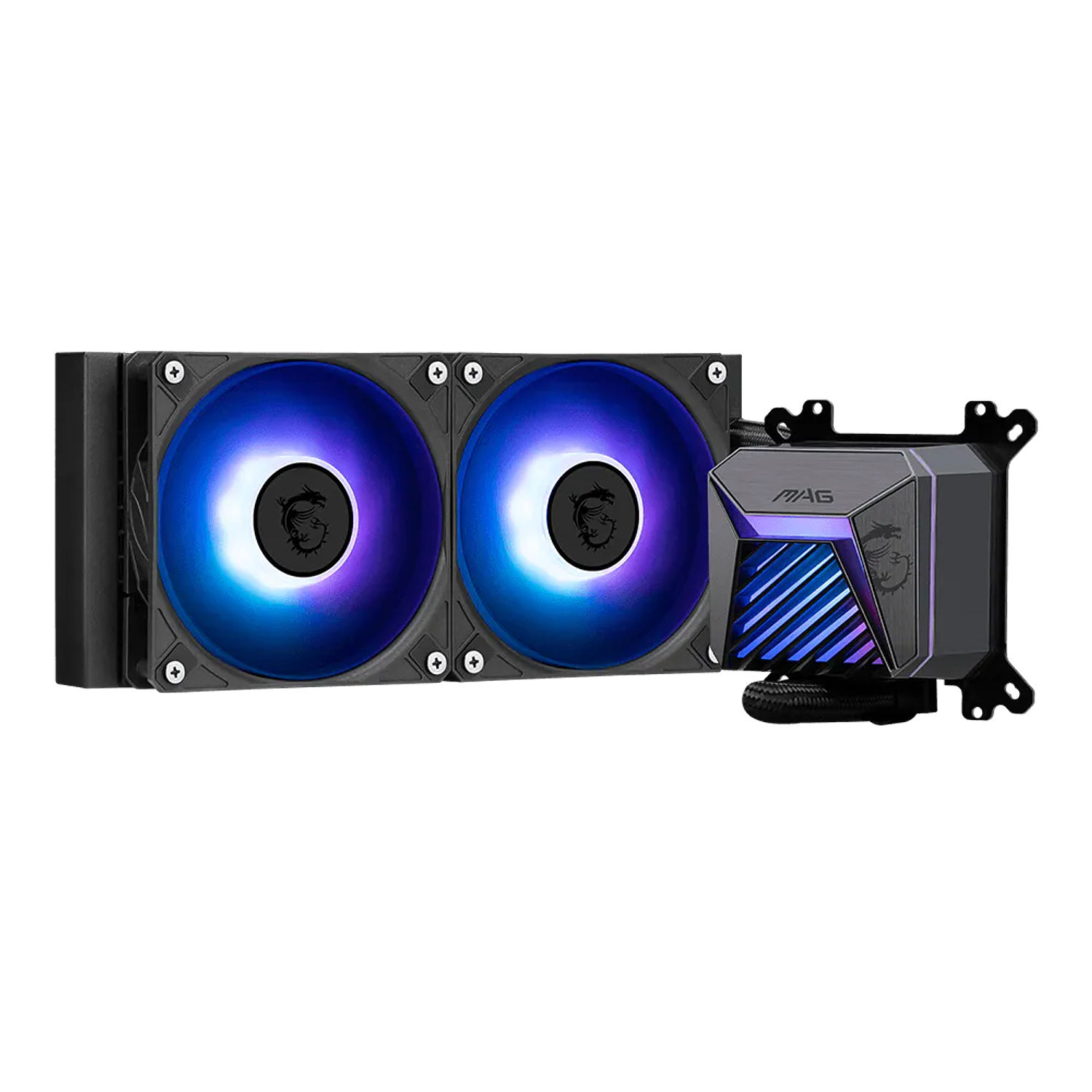 MSI MAG CORELIQUID A15 240 ARGB, Refrigeración Líquida AIO 240mm, Cooler CPU Gaming, Radiador 240mm, ARGB GEN2, PWM, Compatible AM5 AM4 LGA 1700 1851, Enfriamiento PC Alto Rendimiento 4