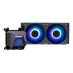 MSI MAG CORELIQUID A15 240 ARGB, Refrigeración Líquida AIO 240mm, Cooler CPU Gaming, Radiador 240mm, ARGB GEN2, PWM, Compatible AM5 AM4 LGA 1700 1851, Enfriamiento PC Alto Rendimiento