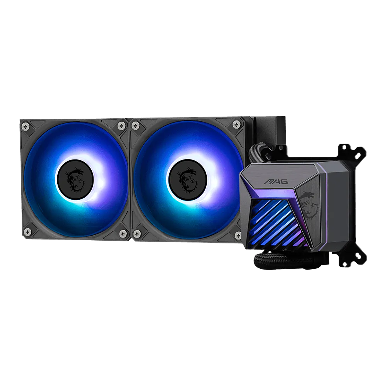 MSI MAG CORELIQUID A15 240 ARGB, Refrigeración Líquida AIO 240mm, Cooler CPU Gaming, Radiador 240mm, ARGB GEN2, PWM, Compatible AM5 AM4 LGA 1700 1851, Enfriamiento PC Alto Rendimiento 3