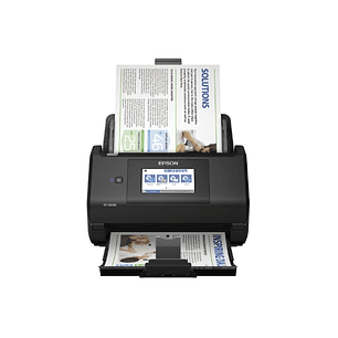 Epson WorkForce ES-580W Escáner de Documentos Dúplex Inalámbrico 35ppm 70ipm, ADF 100 Hojas, WiFi USB 3.0, OCR, Pantalla Táctil 4.3”, Escaneo a Nube y USB, 600 dpi